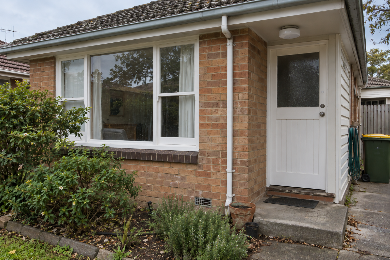 Completed exterior timber window and door repair