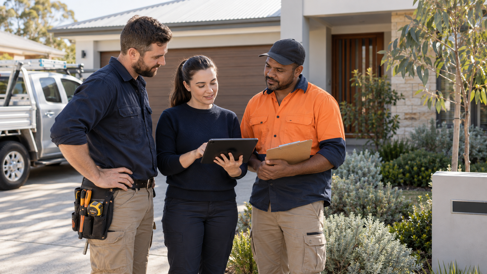 A coordinated property service network across several local areas